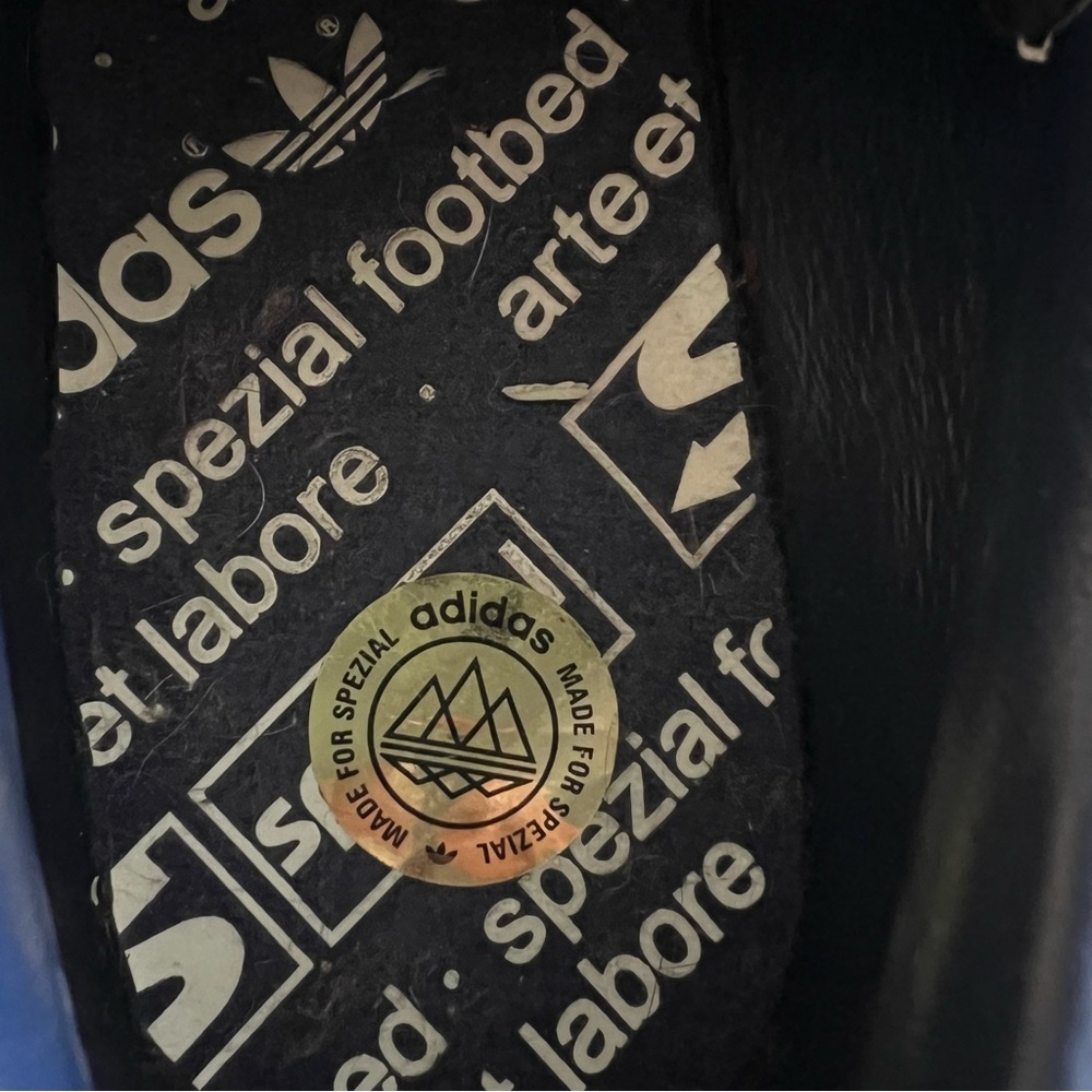 ADIDAS Blackburn SPZL green suede red stripe limited edition trainers - Picture 12 of 16